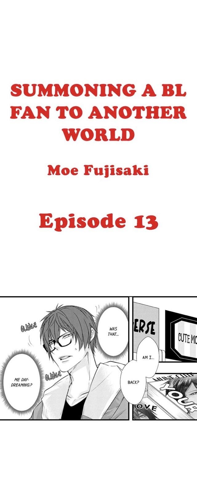 Summoning a BL Fan to Another World Chapter 13 page 2 - 