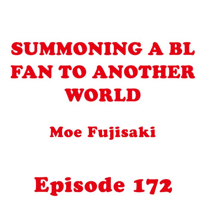 Summoning a BL Fan to Another World Chapter 172 page 3 - 