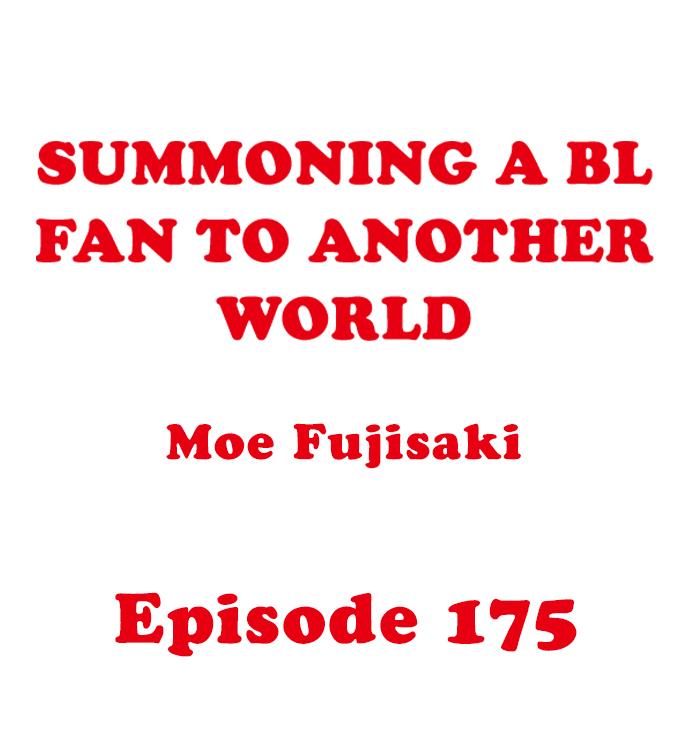 Summoning a BL Fan to Another World Chapter 175 page 2 - 
