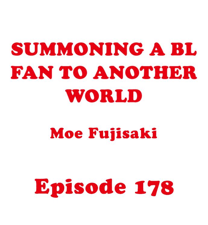 Summoning a BL Fan to Another World Chapter 178 page 3 - 