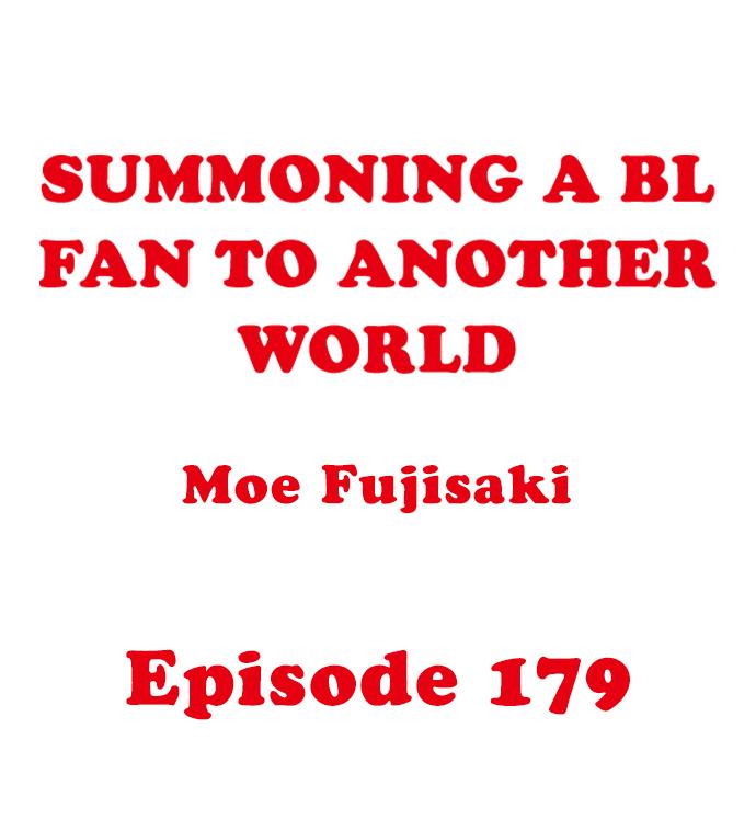 Summoning a BL Fan to Another World Chapter 179 page 3 - 