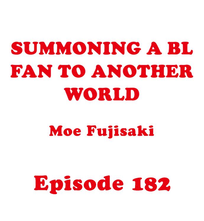 Summoning a BL Fan to Another World Chapter 182 page 2 - 