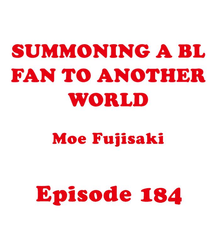 Summoning a BL Fan to Another World Chapter 184 page 2 - 