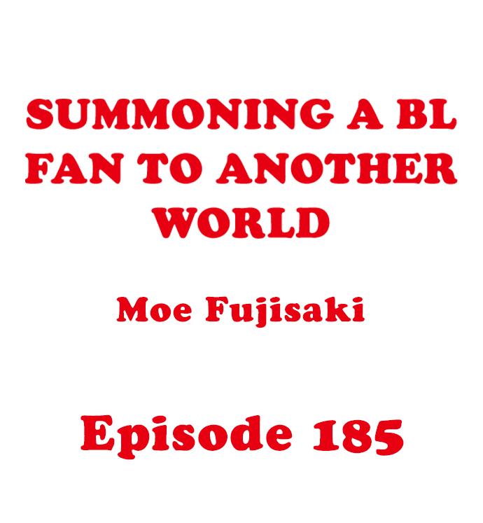 Summoning a BL Fan to Another World Chapter 185 page 2 - 