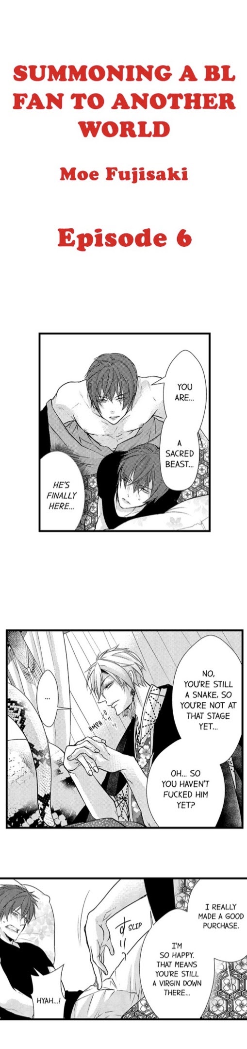 Summoning a BL Fan to Another World Chapter 6 page 1 - 