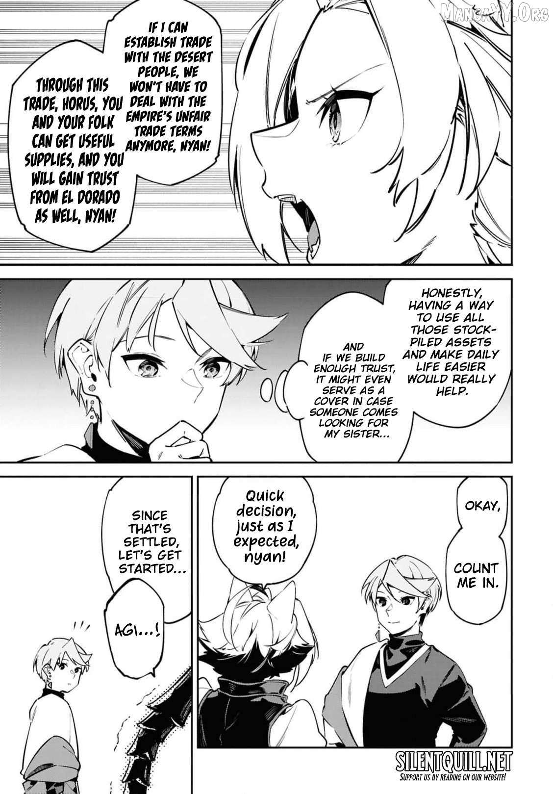 Suna Mahou de Suna no Oukoku wo Tsukurou: Sabaku ni Tsuihou Sareta kara Ganbatte Sokoku Ijou no Kokka wo Tatete Mita Chapter 12 page 28 - 