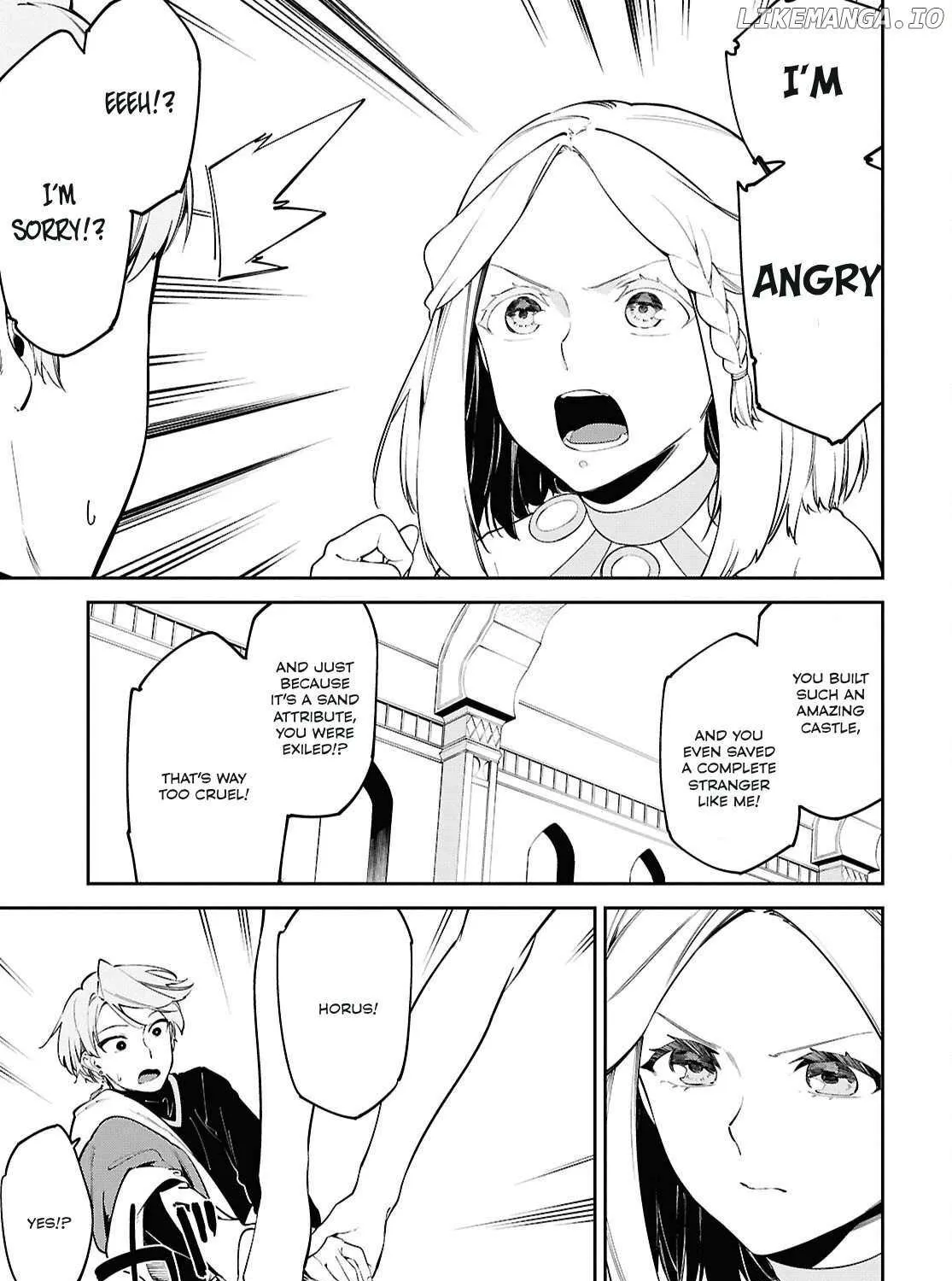 Suna Mahou de Suna no Oukoku wo Tsukurou: Sabaku ni Tsuihou Sareta kara Ganbatte Sokoku Ijou no Kokka wo Tatete Mita Chapter 2 page 15 - 