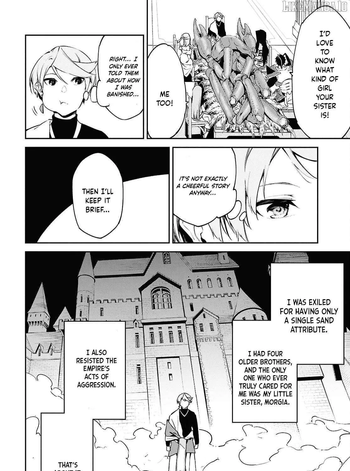 Suna Mahou de Suna no Oukoku wo Tsukurou: Sabaku ni Tsuihou Sareta kara Ganbatte Sokoku Ijou no Kokka wo Tatete Mita Chapter 8.1 page 12 - 