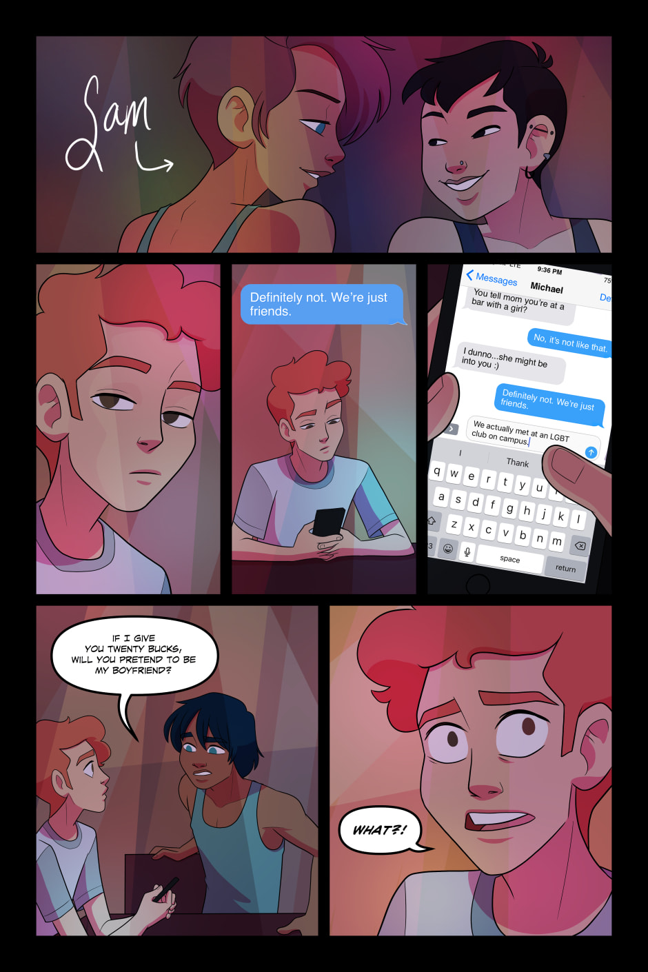 Sunkissed Chapter 1.1 page 1 - 