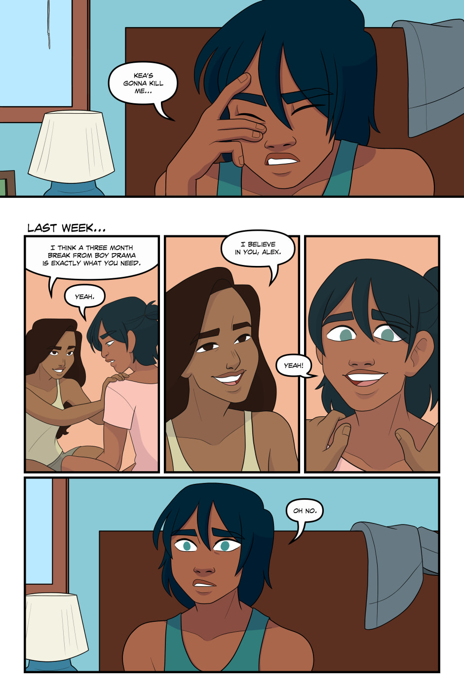 Sunkissed Chapter 4.2 page 1 - 