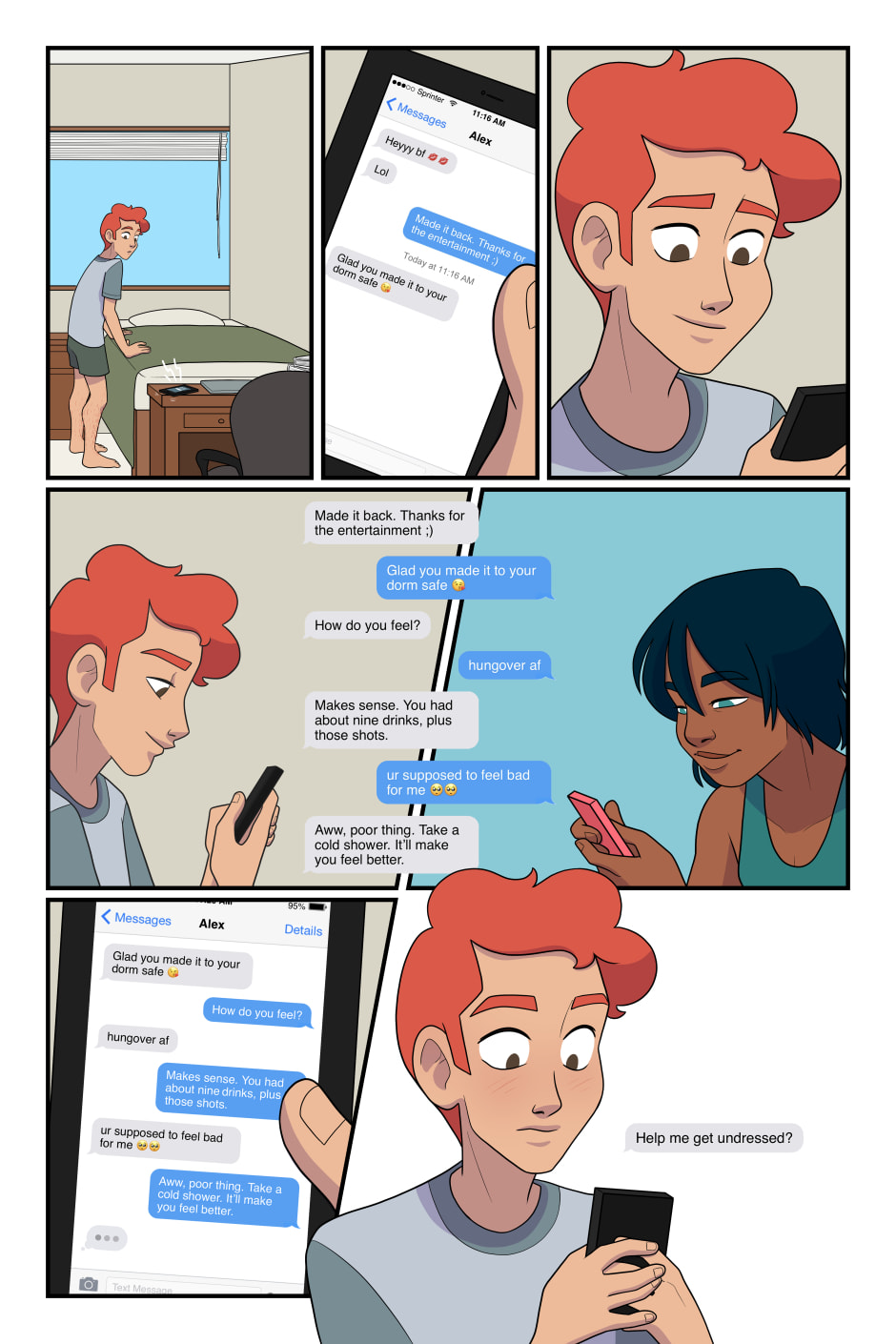 Sunkissed Chapter 4.4 page 1 - 