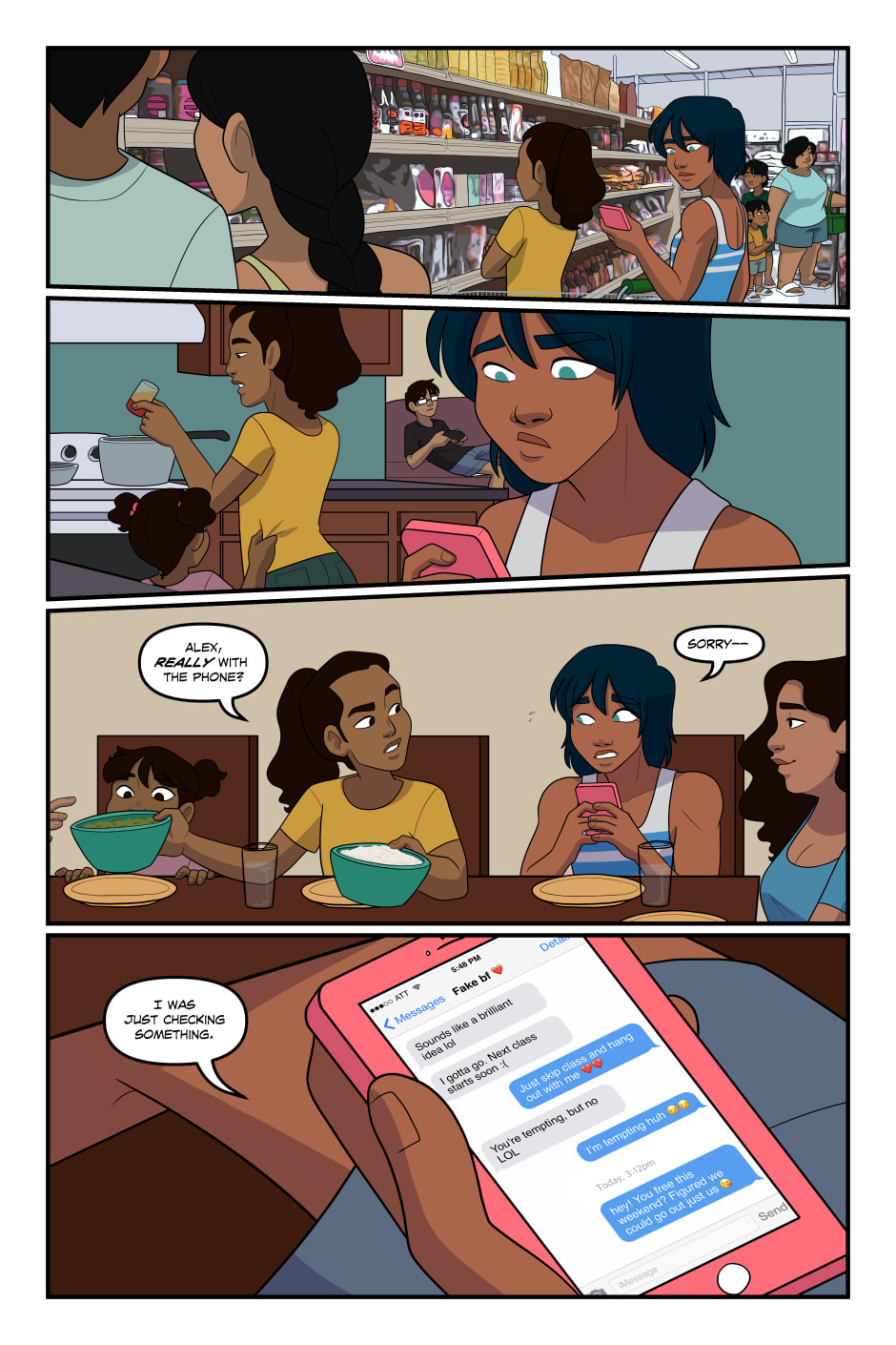 Sunkissed Chapter 5.8 page 1 - 