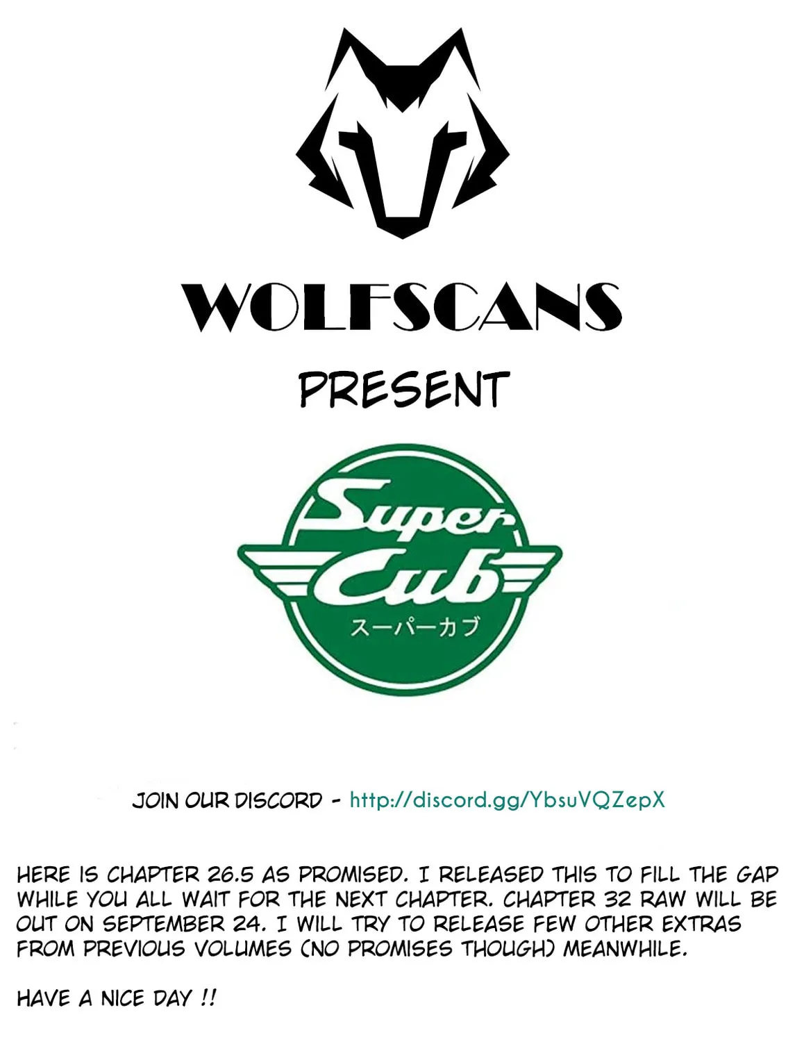 Super Cub Chapter 26.5 page 21 - 
