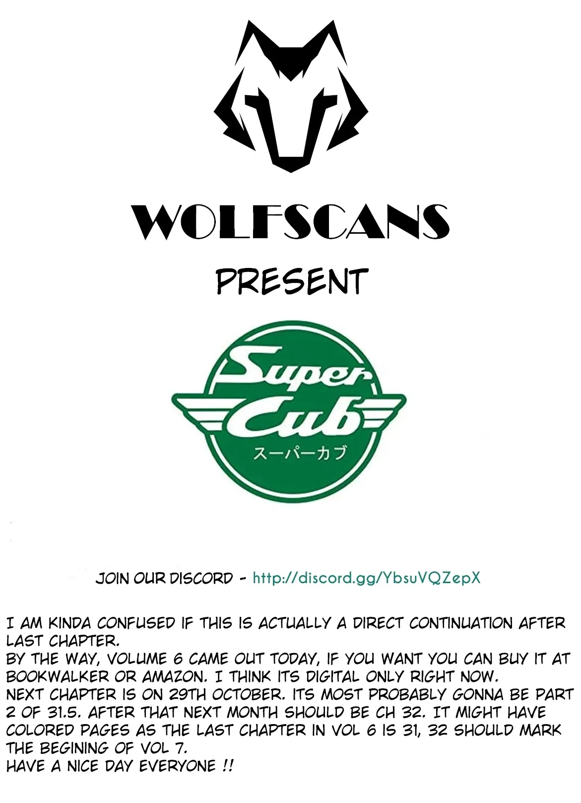 Super Cub Chapter 31.51 page 13 - 