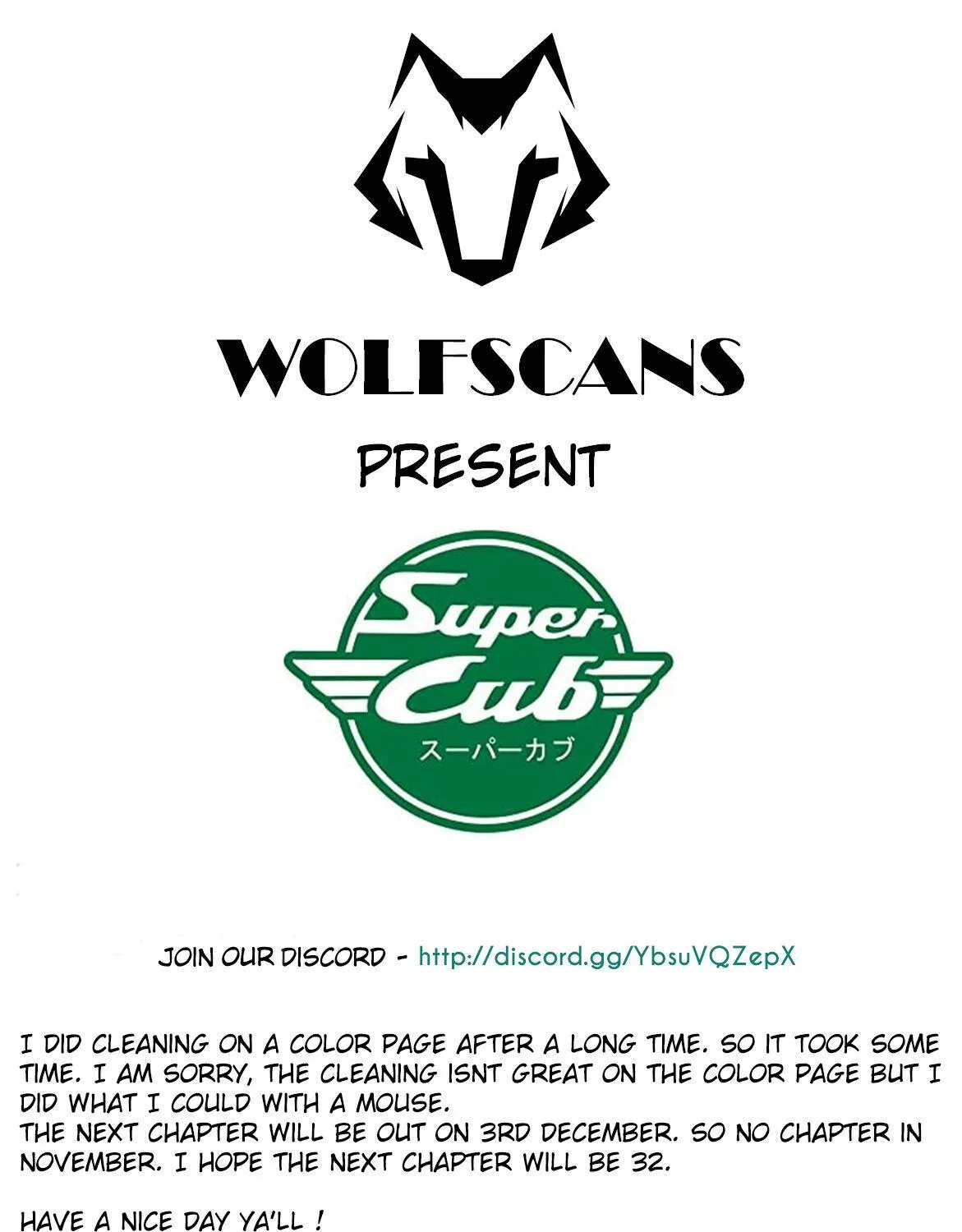 Super Cub Chapter 32.5 page 27 - 