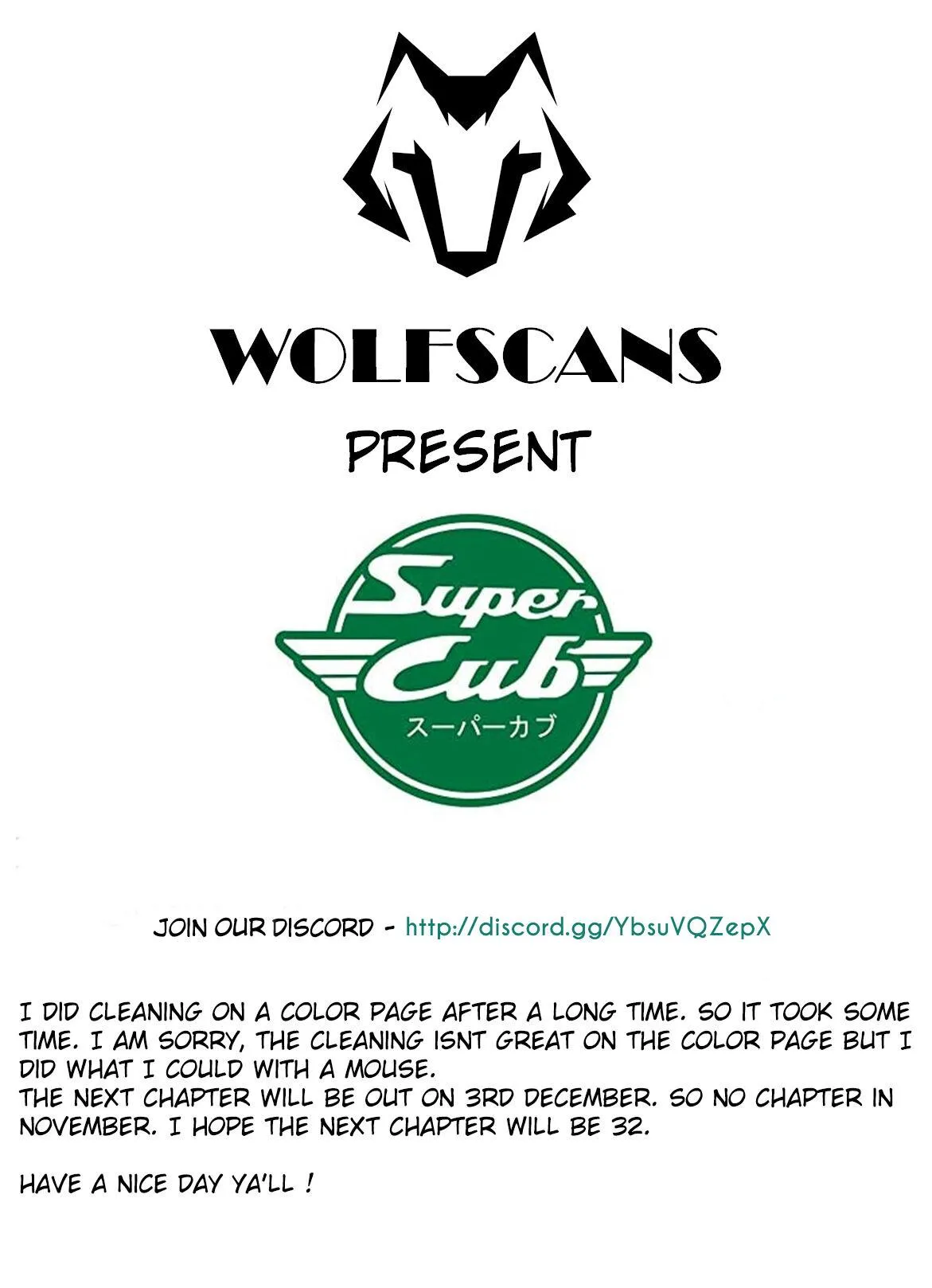 Super Cub Chapter 32.52 page 14 - 