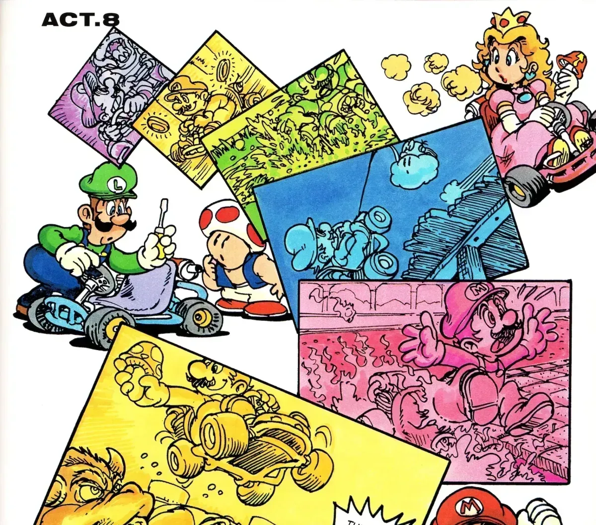 Super Mario Kart Nintendo Official Guidebook Chapter 1.1 page 21 - 
