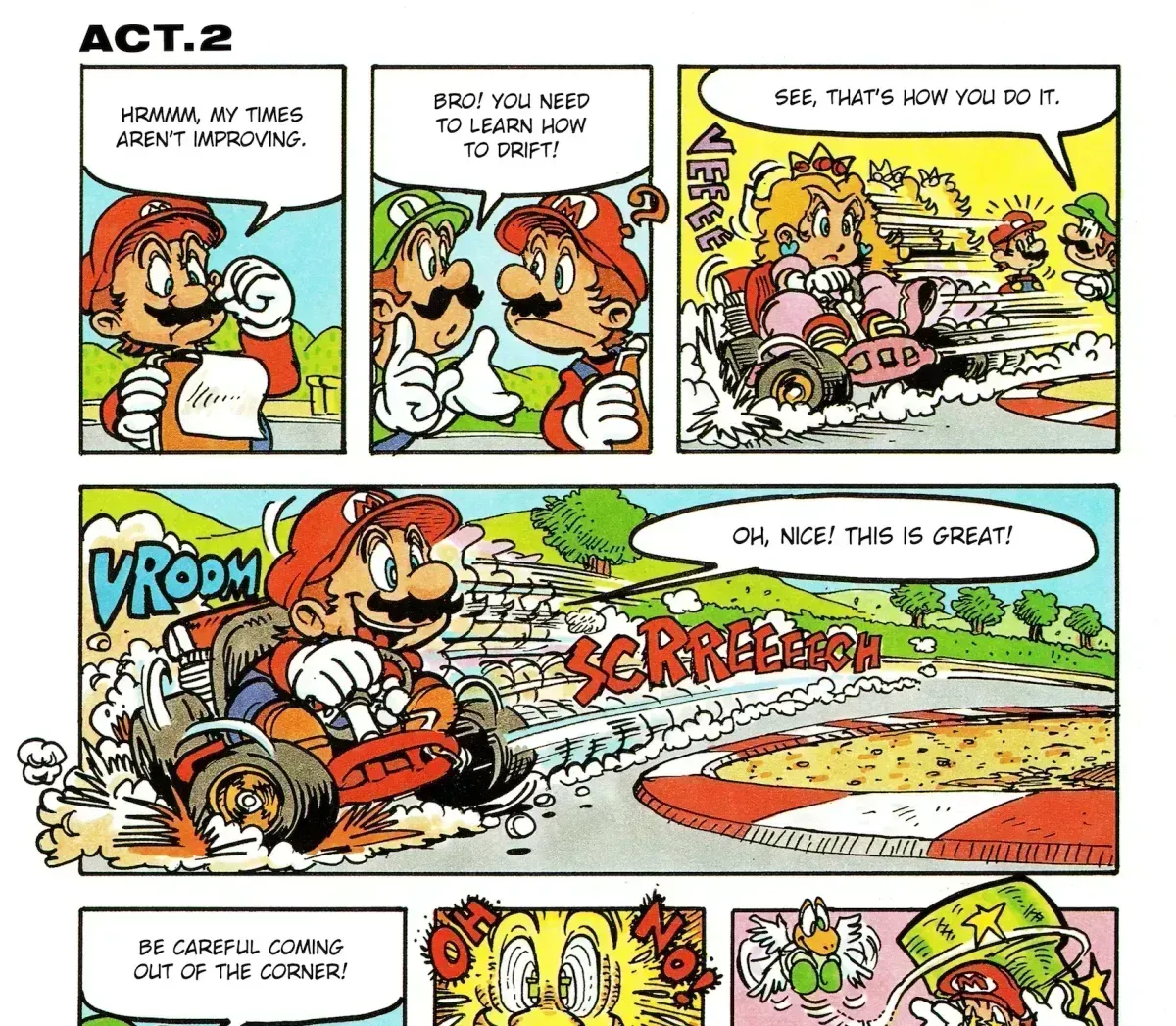 Super Mario Kart Nintendo Official Guidebook Chapter 1.2 page 9 - 