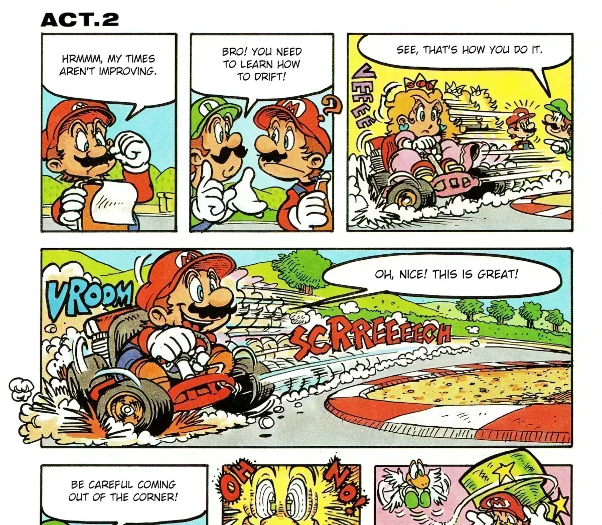 Super Mario Kart Nintendo Official Guidebook Chapter 1.5 page 9 - 