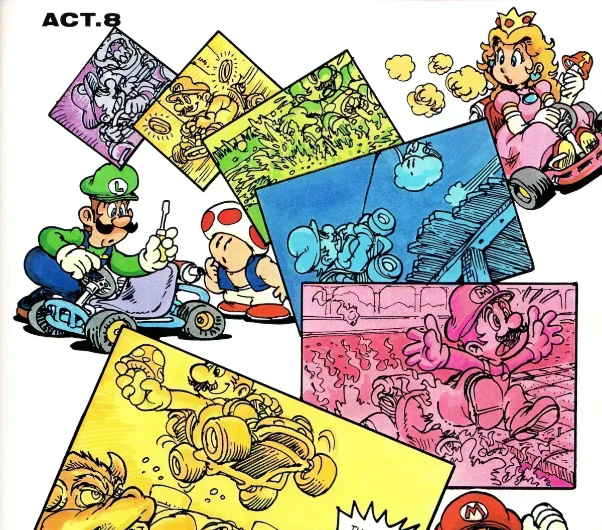 Super Mario Kart Nintendo Official Guidebook Chapter 1.8 page 21 - 