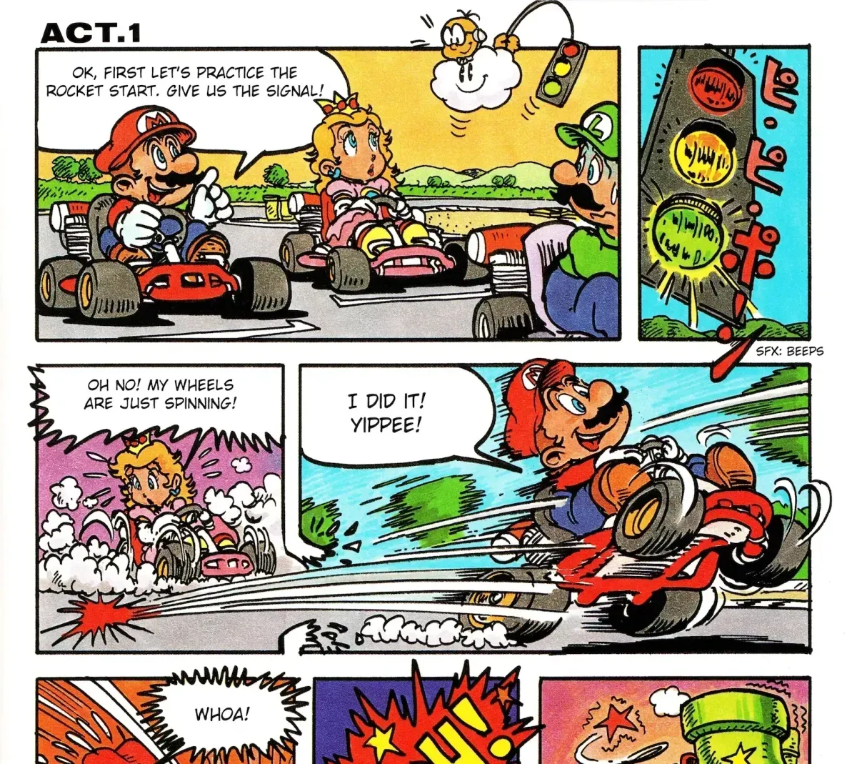 Super Mario Kart Nintendo Official Guidebook Chapter 1 page 7 - 