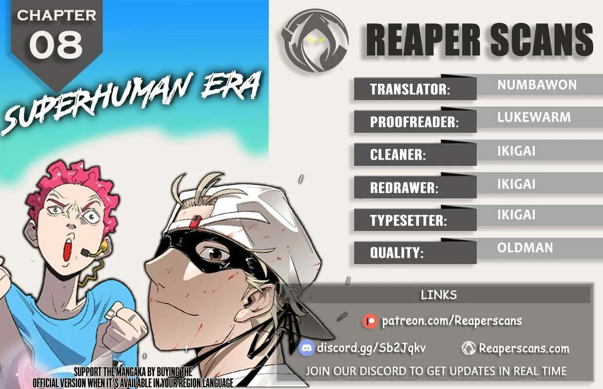 Superhuman Era Chapter 8 page 1 - 