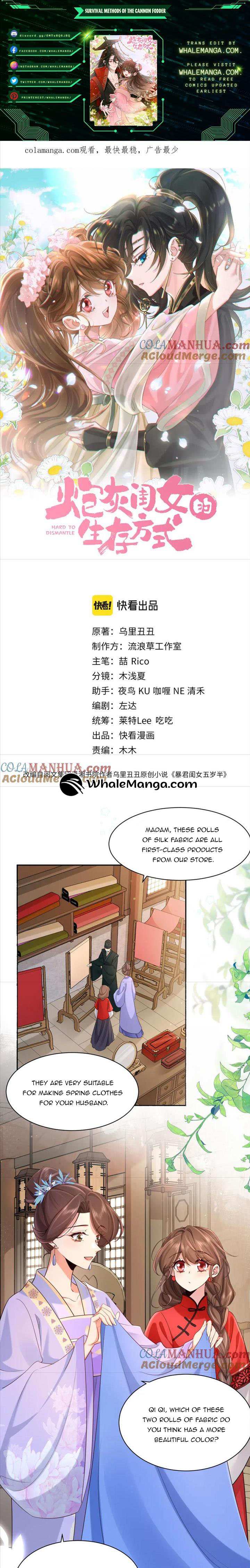 Survival Methods of the Cannon Fodder Daughter Chapter 212 page 1 - 