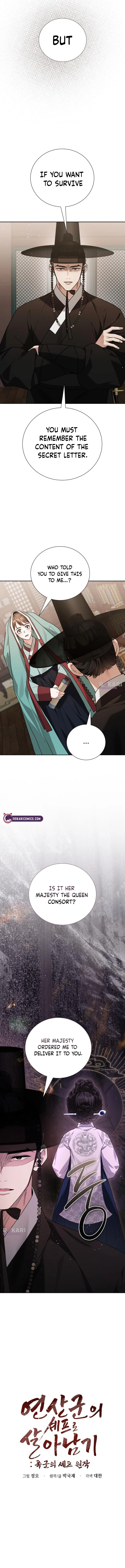 Surviving as Yeonsangun’s Chef Chapter 18 page 2 - 