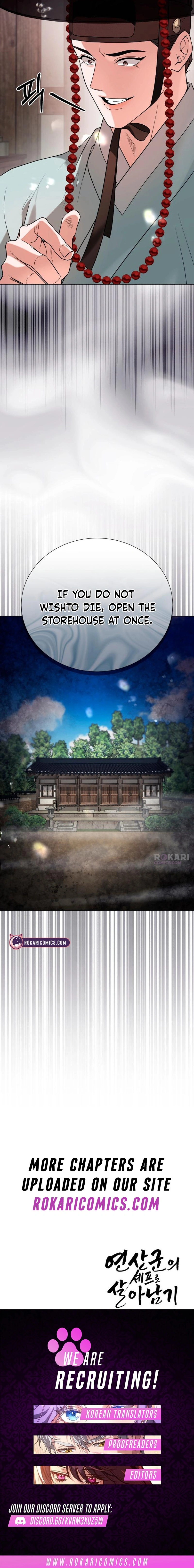Surviving as Yeonsangun’s Chef Chapter 30 page 16 - 