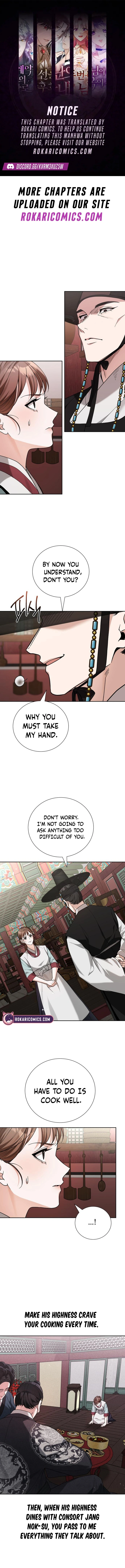 Surviving as Yeonsangun’s Chef Chapter 8 page 1 - 