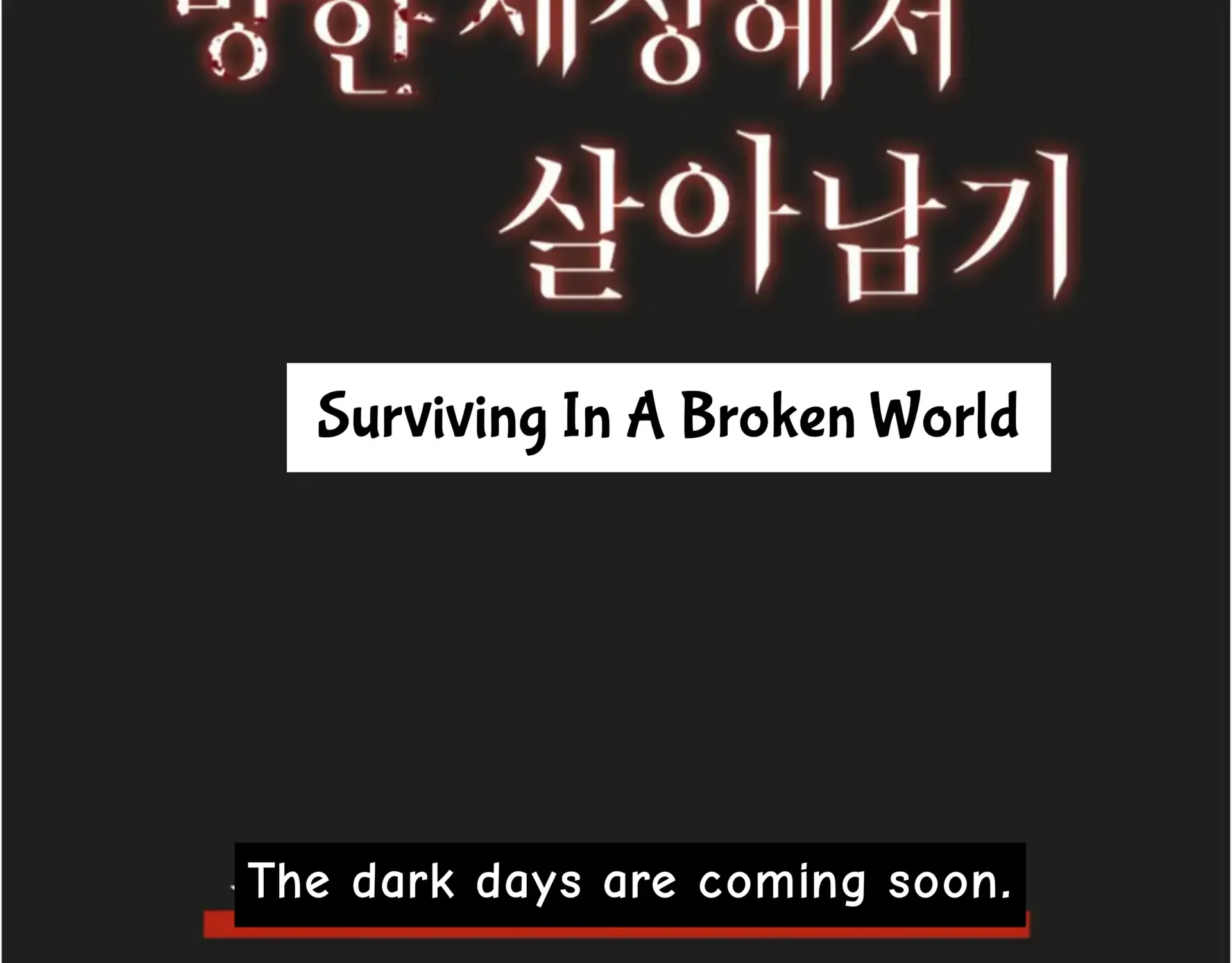 Surviving In The Broken World Chapter 1 page 4 - 
