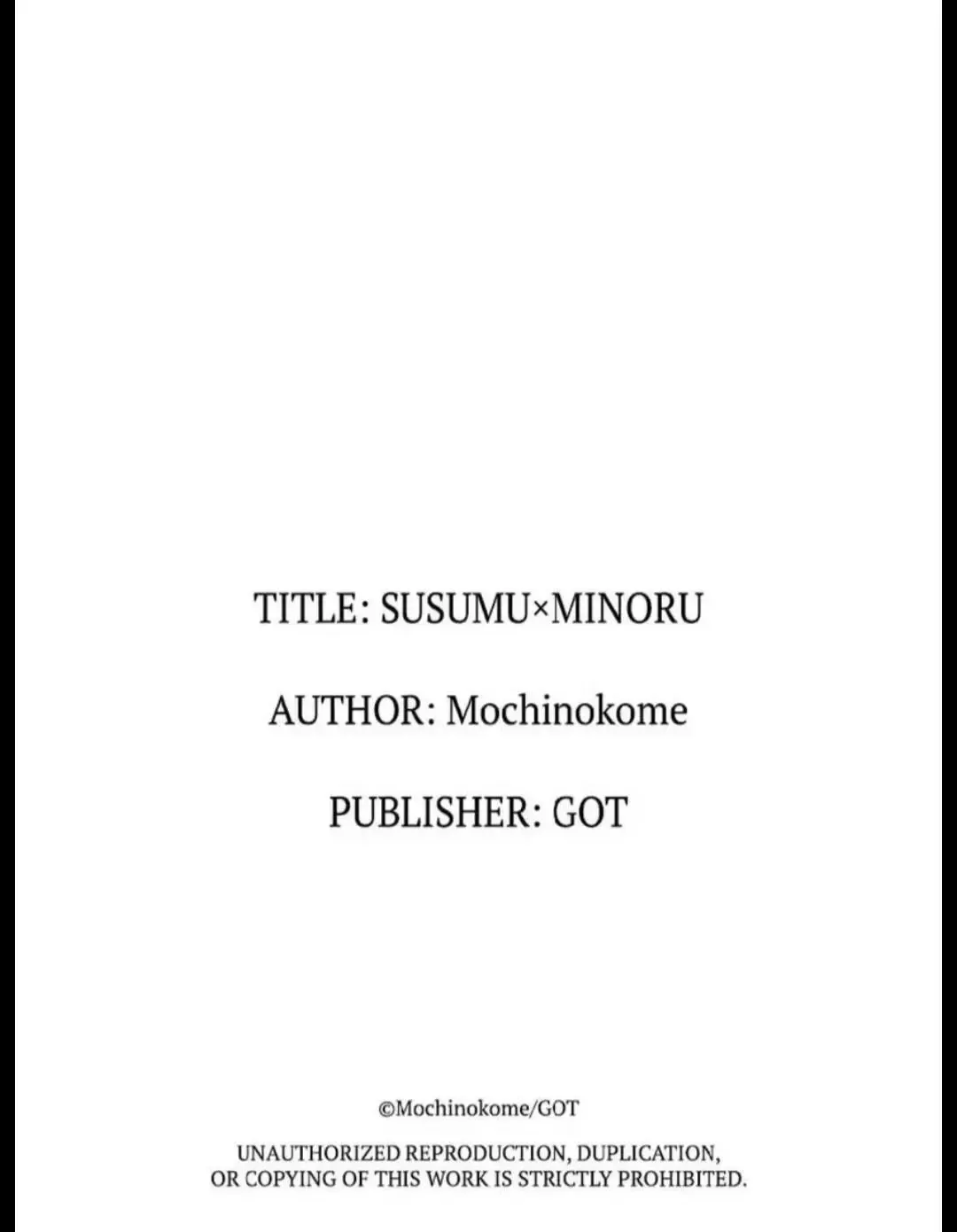 Susumu×Minoru Chapter 6 page 21 - 