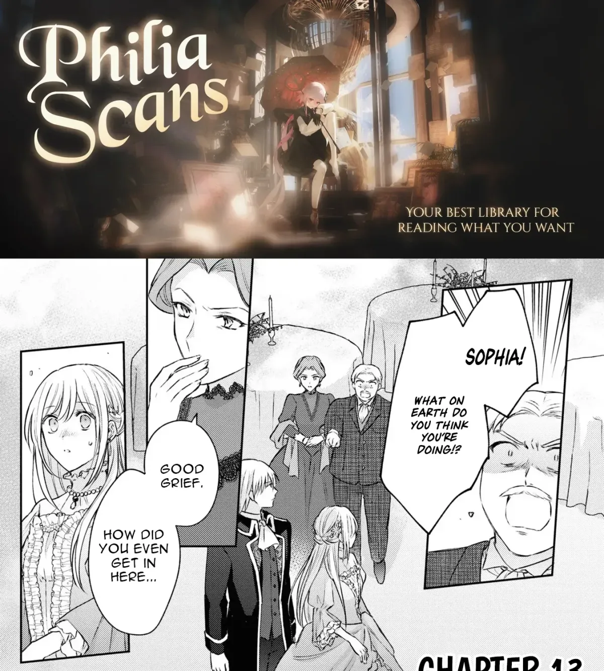Suterare Danshaku Reijou wa Kuro Kishi-sama no Okiniiri Chapter 13 page 1 - 
