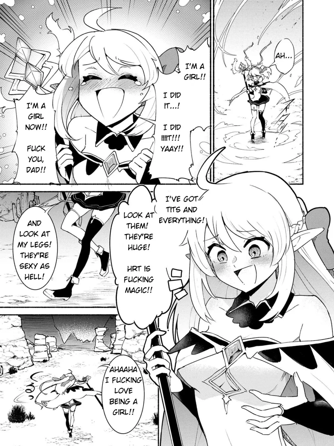 Suterare Elf-san wa Sekai de Ichiban Tsuyokute Kawaii! Chapter 1.2 page 37 - 