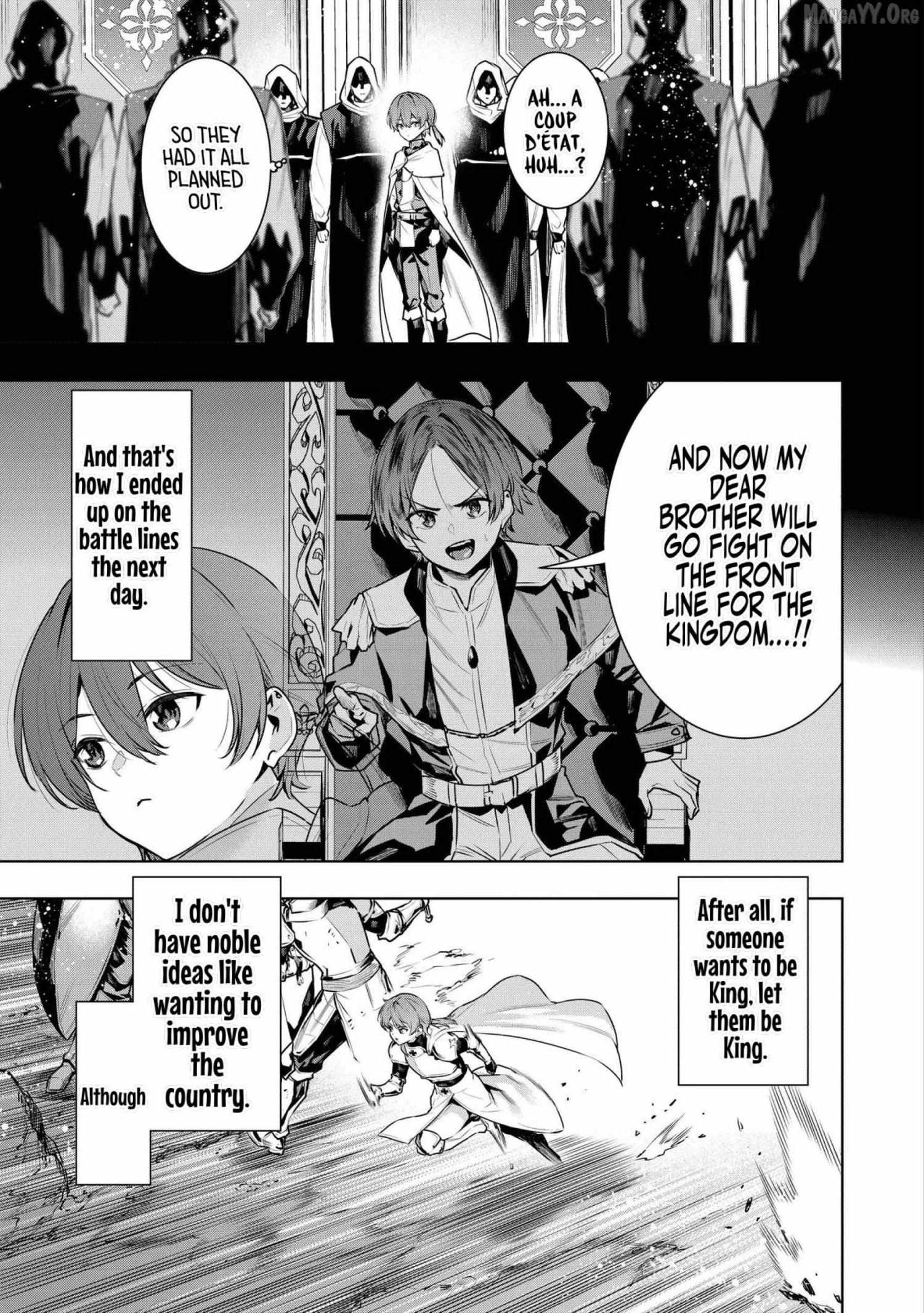 SUTERARE OUJI GA SAIZENSEN DE TEKIKOKU NO HEISHI WO CHIRYOU SHITARA JITSU WA DAINANA OUJO DATTA KEN Chapter 1 page 10 - 