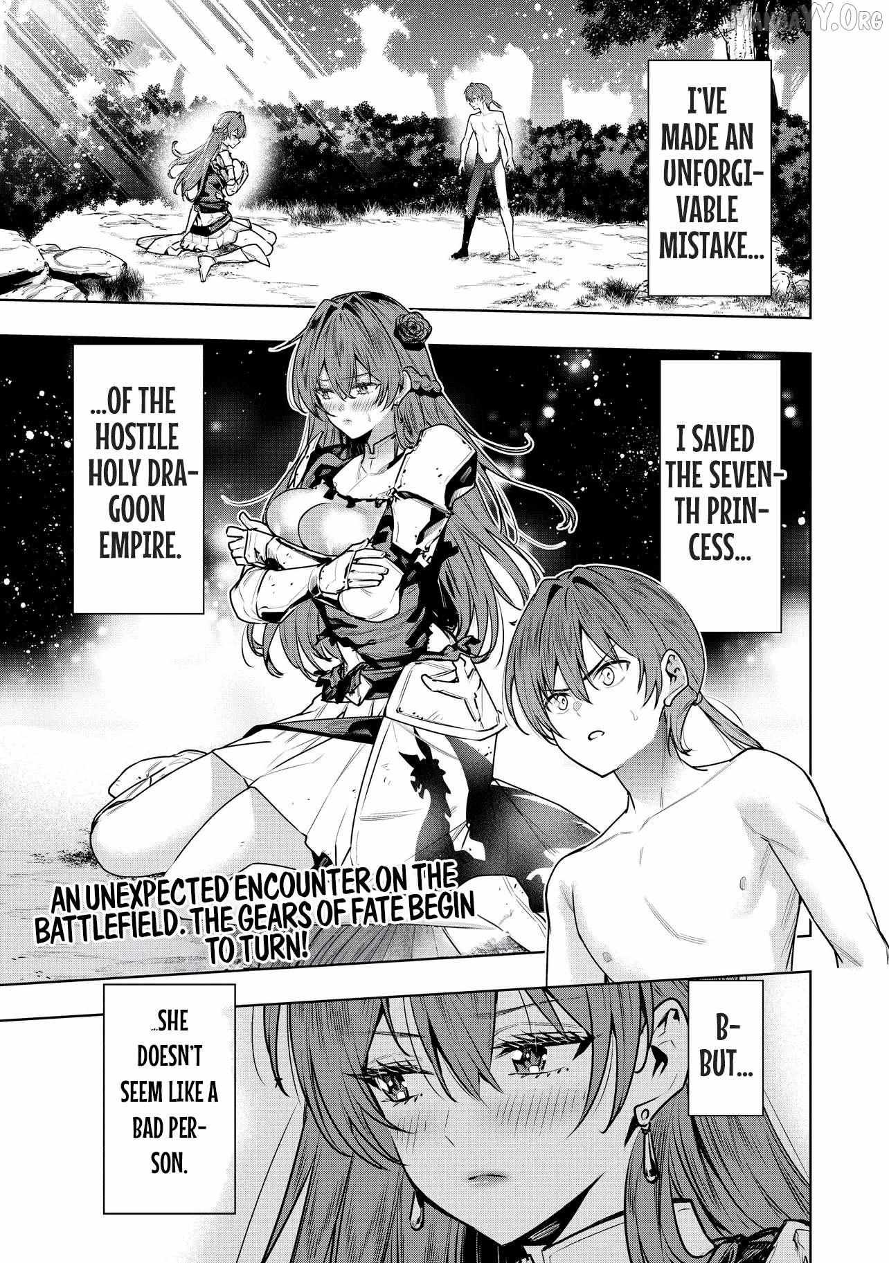 SUTERARE OUJI GA SAIZENSEN DE TEKIKOKU NO HEISHI WO CHIRYOU SHITARA JITSU WA DAINANA OUJO DATTA KEN Chapter 2.1 page 2 - 