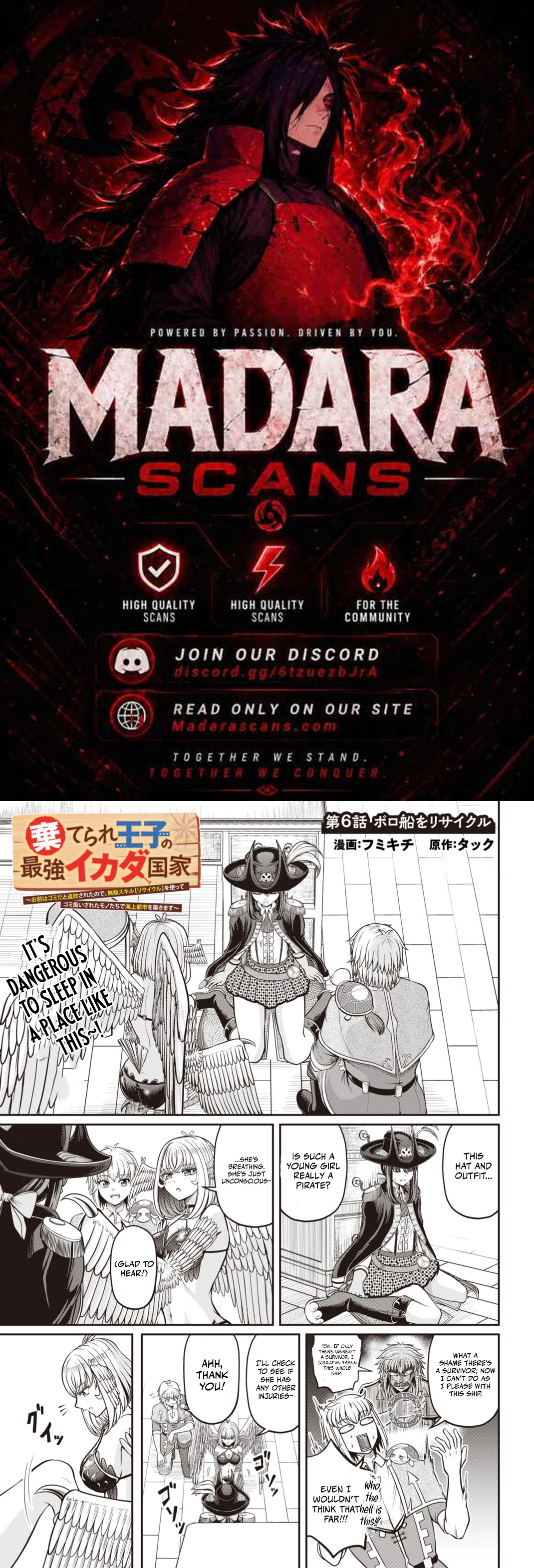 Suterare Ouji no Saikyou Ikada Kokka Chapter 6.1 page 1 - 