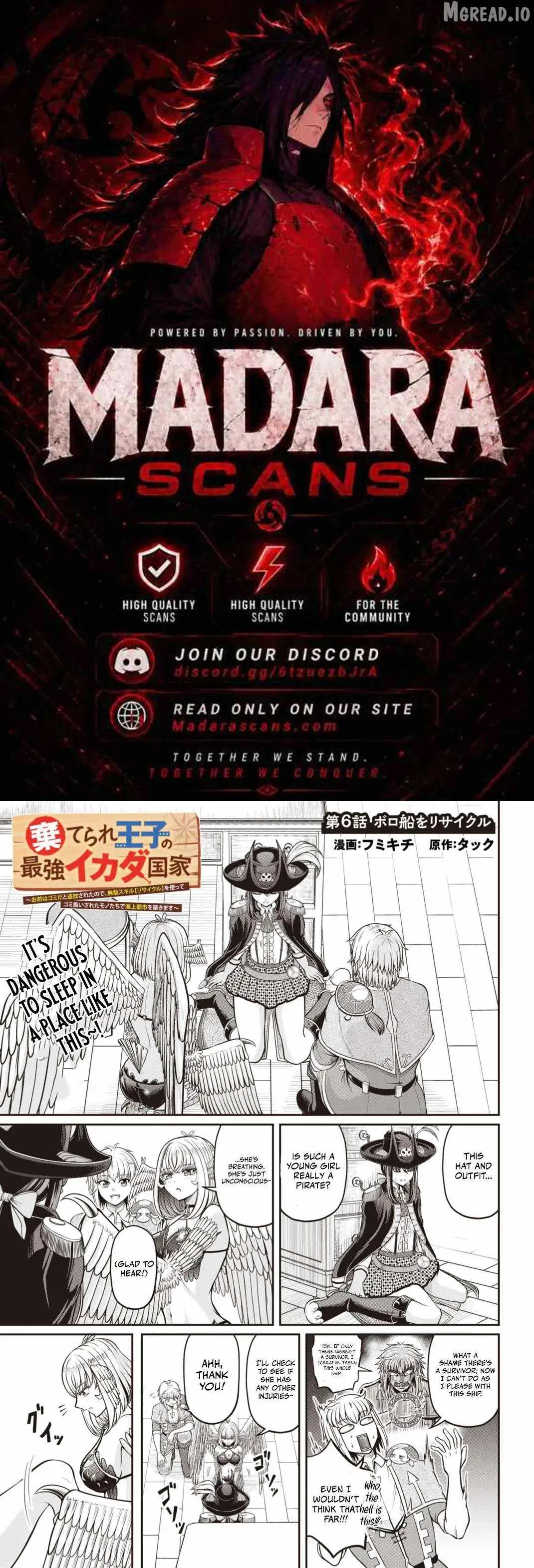 Suterare Ouji no Saikyou Ikada Kokka Chapter 6 page 1 - 