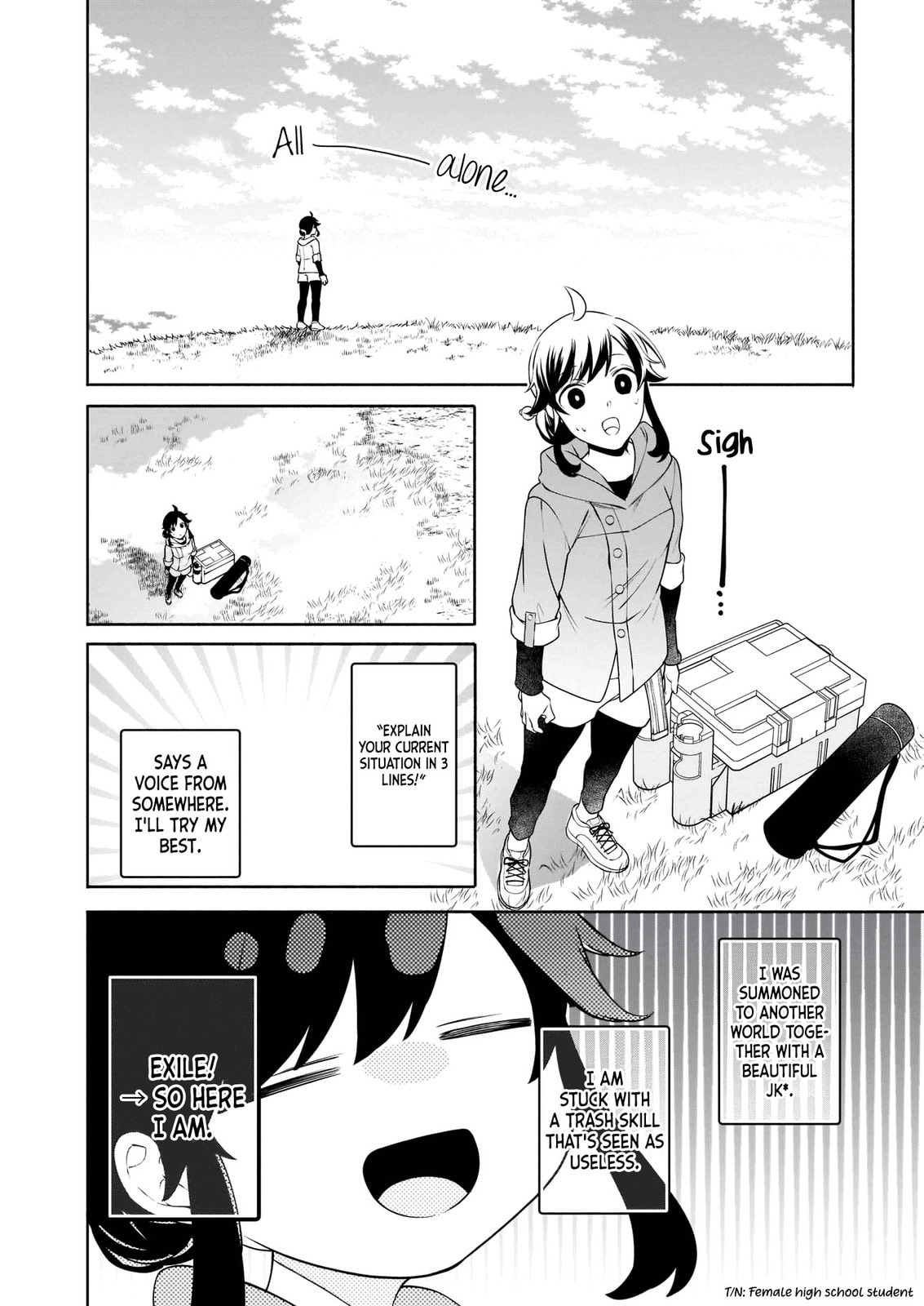 Suterare Seijo no Isekai Gohantabi Chapter 1.1 page 4 - 