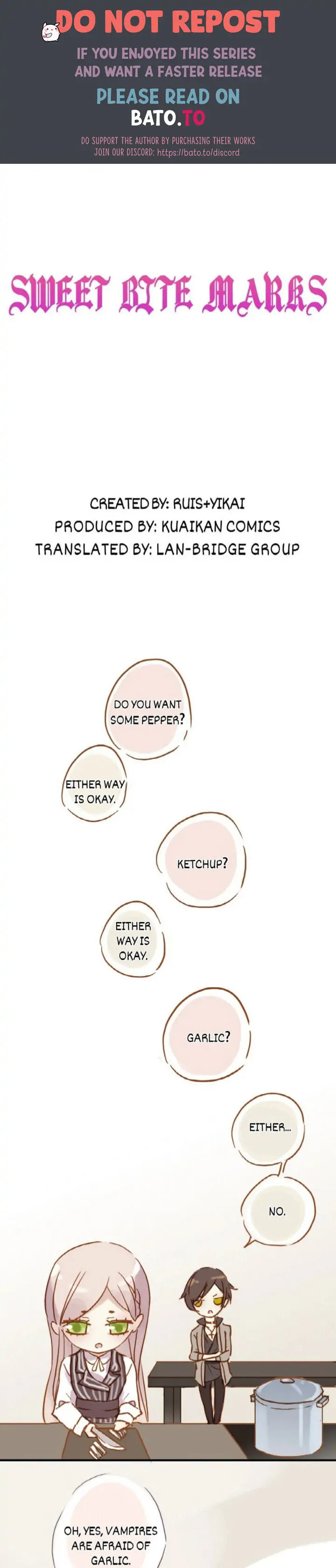 Sweet Bite Marks Chapter 30.1 page 1 - 