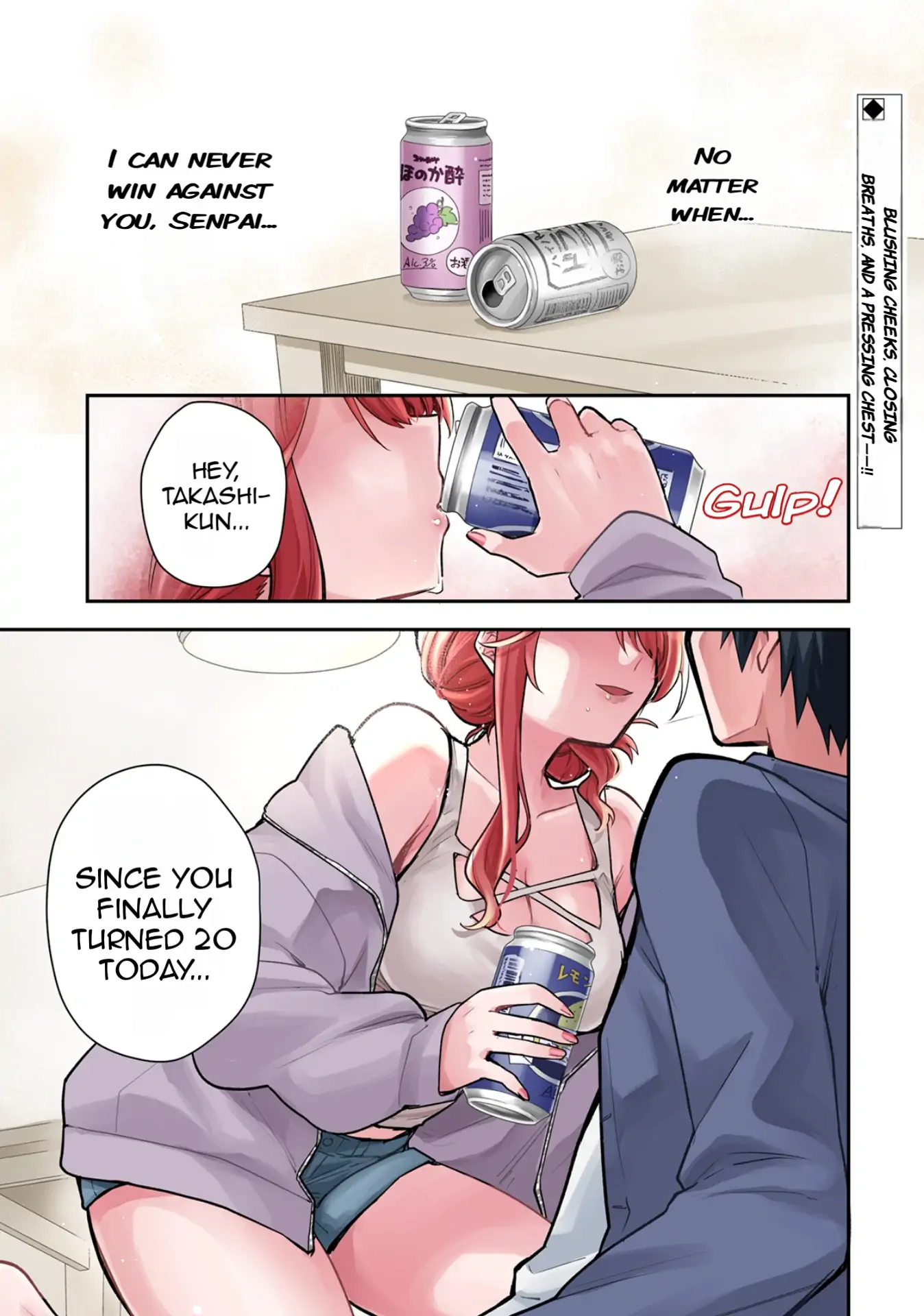 Sweet Cohabitation Romcom With My Senior Girlfriend and Alcohol Starts At Twenty Chapter 1 page 2 - 