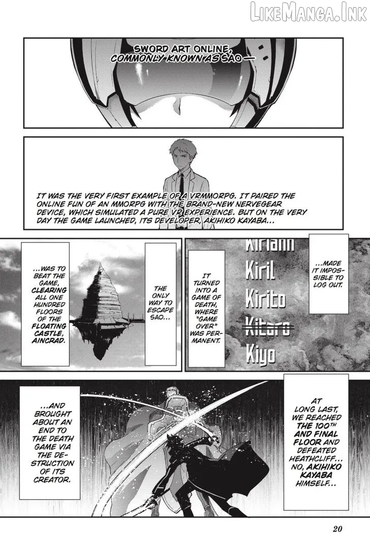 Sword Art Online: Hollow Realization Chapter 1 page 21 - 