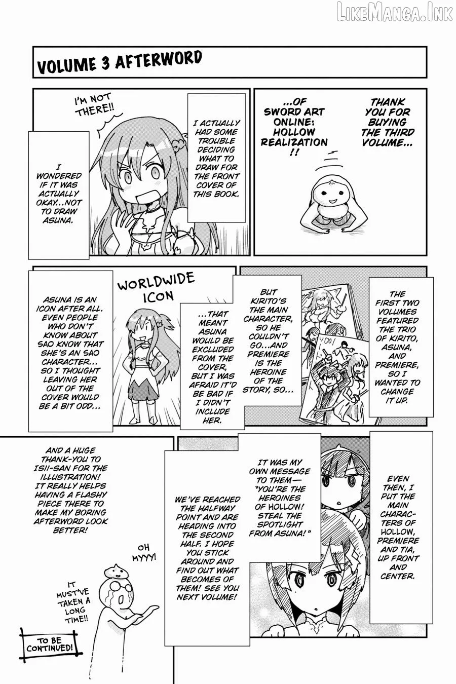 Sword Art Online: Hollow Realization Chapter 14.5 page 11 - 