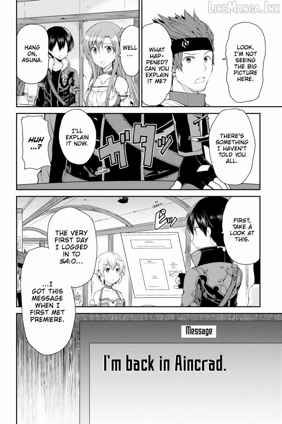 Sword Art Online: Hollow Realization Chapter 5 page 4 - 