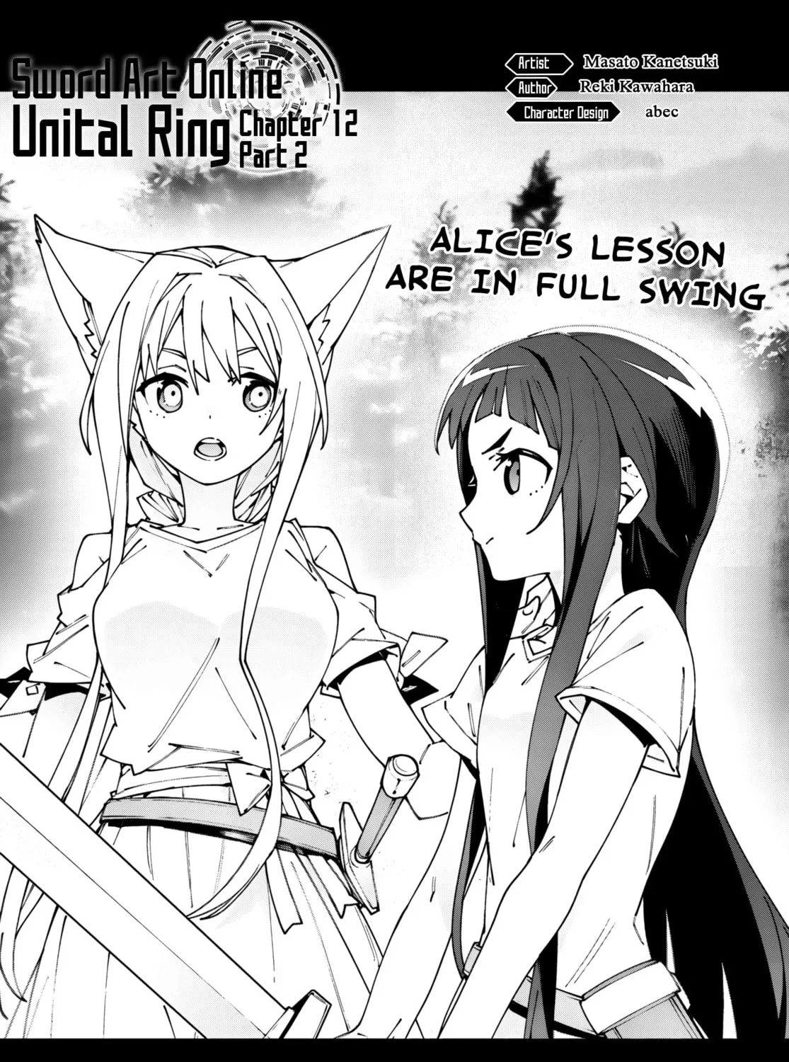 Sword Art Online Unital Ring Chapter 12.2 page 1 - 