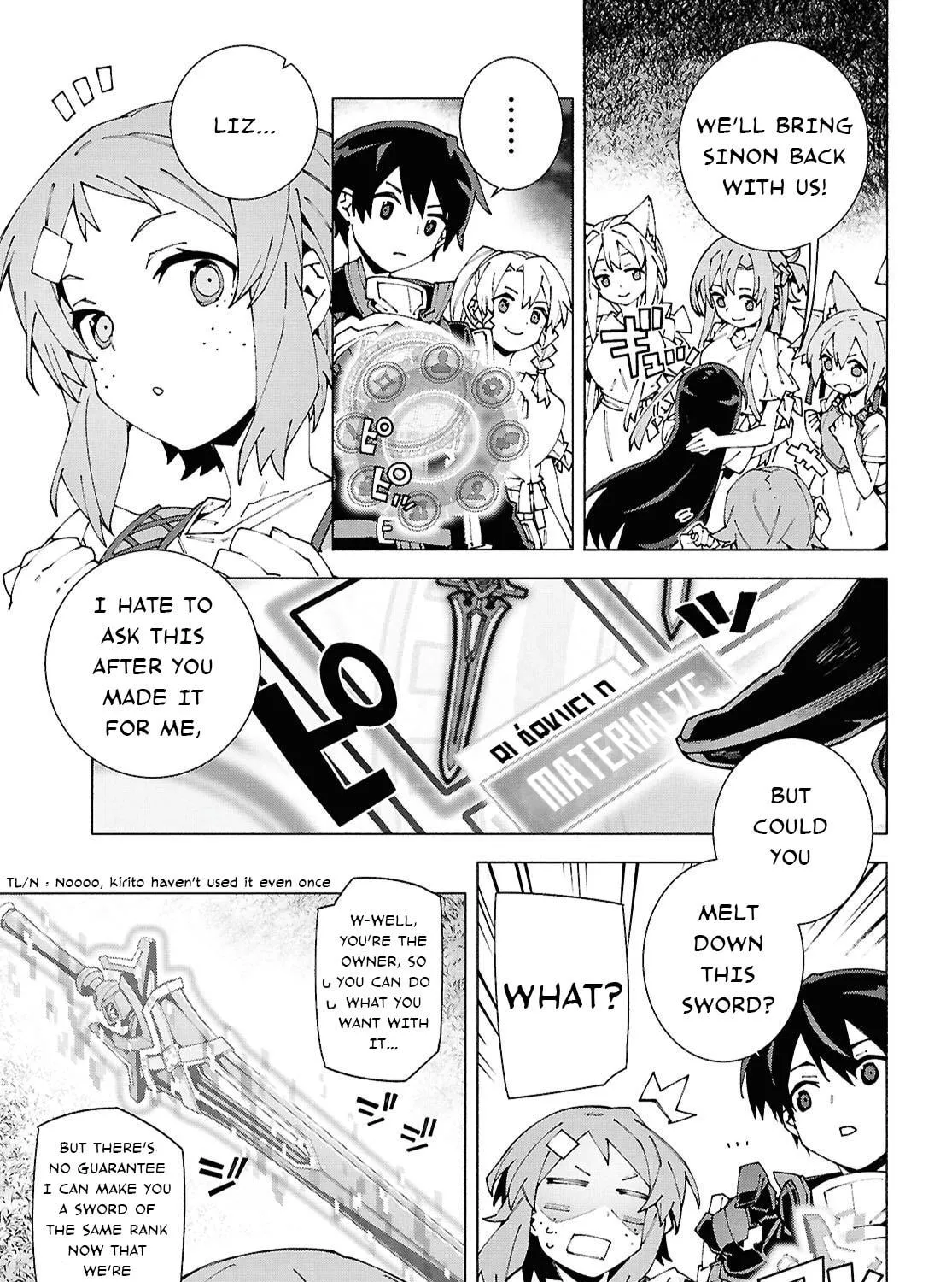 Sword Art Online Unital Ring Chapter 13.1 page 29 - 