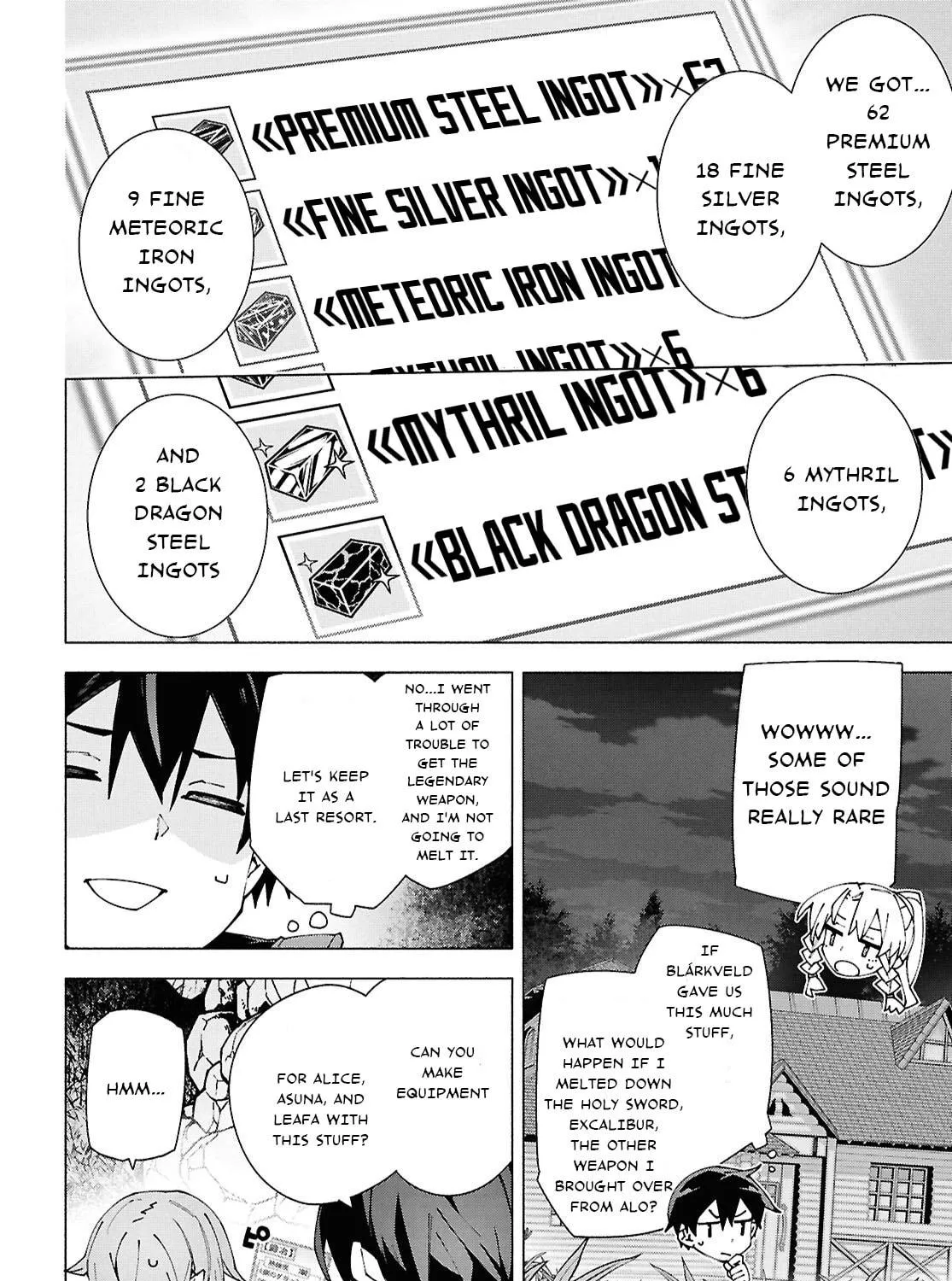 Sword Art Online Unital Ring Chapter 13.1 page 35 - 