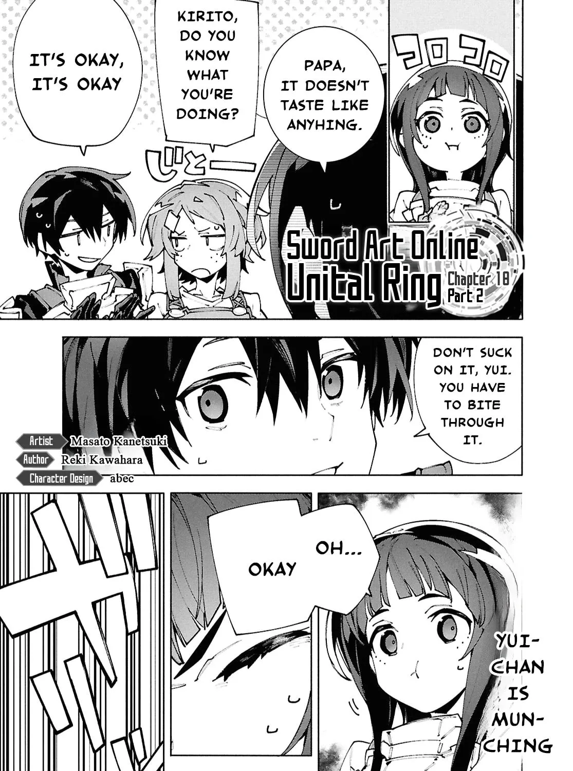 Sword Art Online Unital Ring Chapter 18.2 page 1 - 