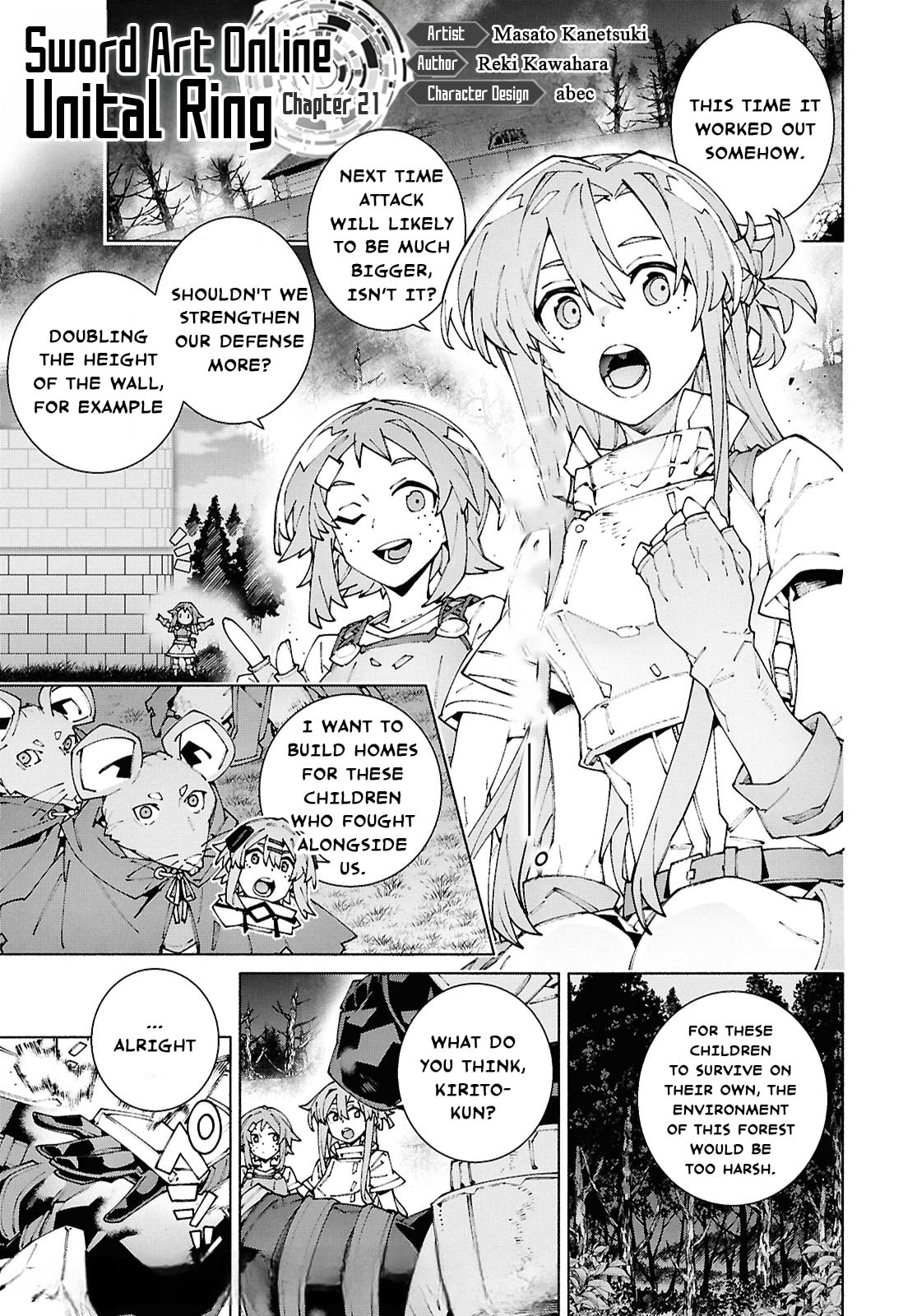 Sword Art Online Unital Ring Chapter 21 page 1 - 