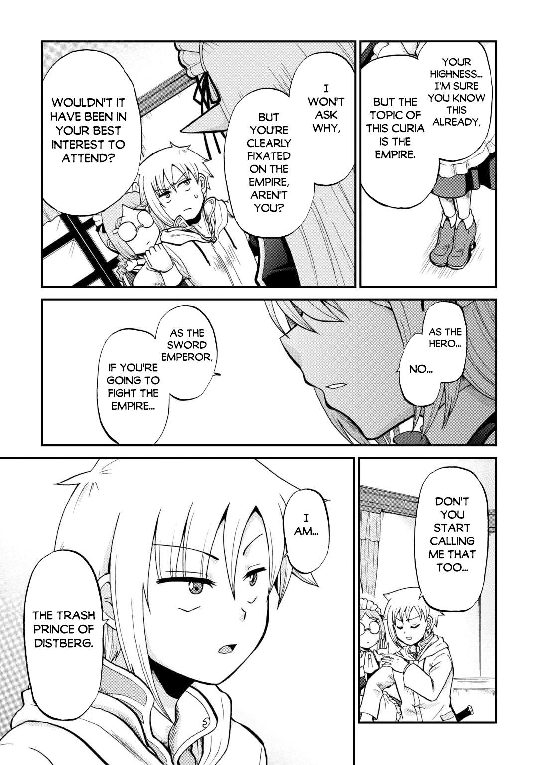 Sword Emperor previous life, Prince Trash this life. Chapter 57 page 7 - 
